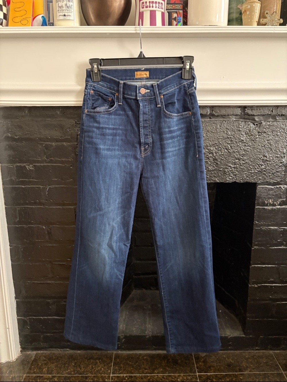 Mother Denim The Rambler Ankle Straight Leg Jeans
